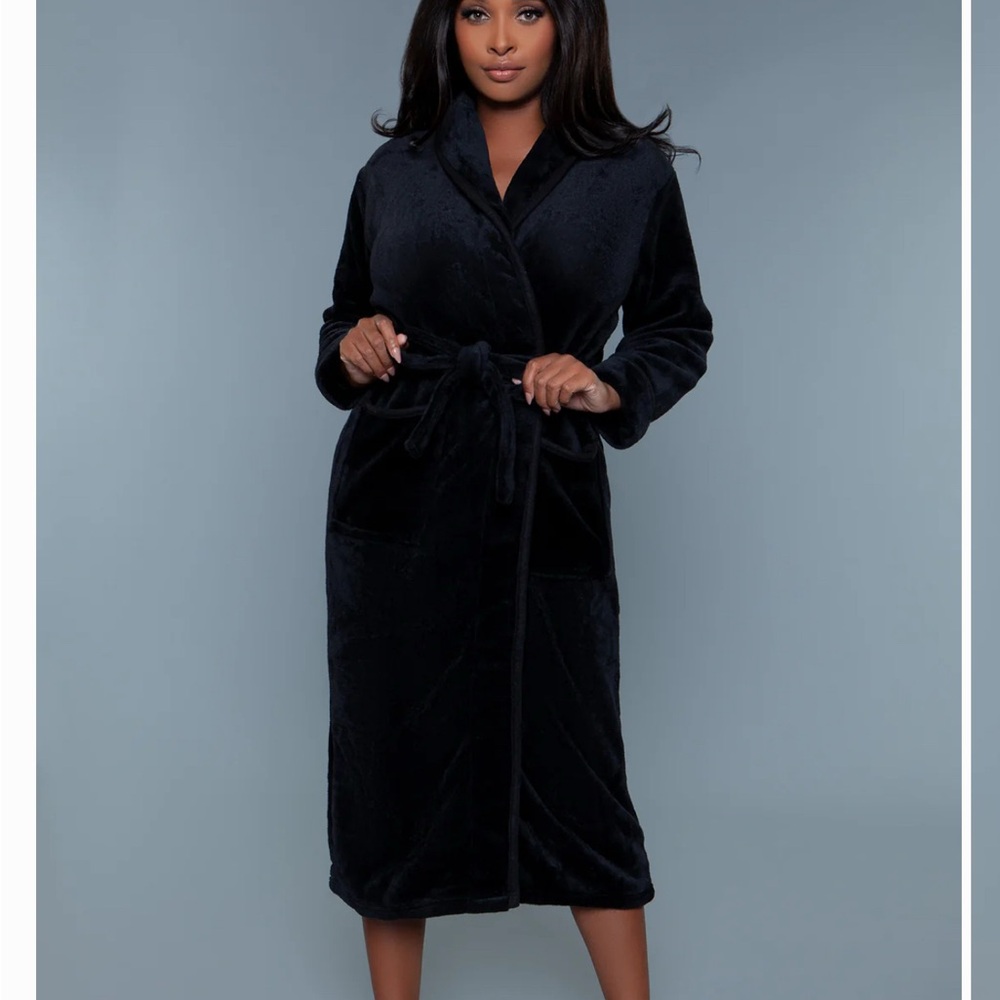 Luxurious Black Women's Robe
